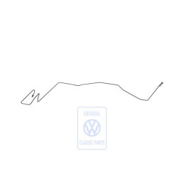 Original VW Brake Pipe From Hydraulics To Brake Hose - 7M1614724F