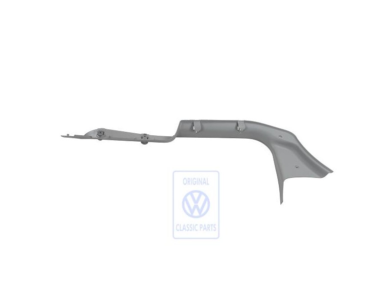 Original VW Sill Trim Strip Flannel Grey - 7M1853370G U71