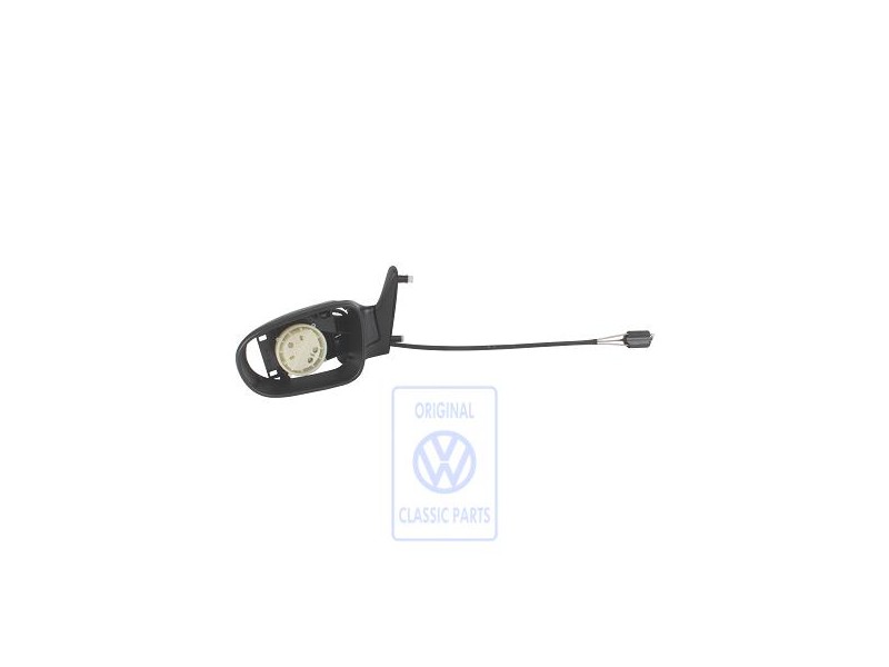 Original VW Exterior Mirror Housing Satin Black - 7M1857507E 01C
