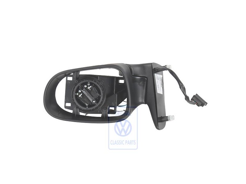 Original VW Exterior Mirror Housing Satin Black - 7M1857508F 01C