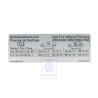 Original VW Data Plate For Tyre Pressure - 7M3010254L