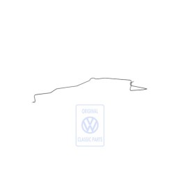Original VW Brake Pipe From Hydraulics To Brake Hose - 7M3614724A