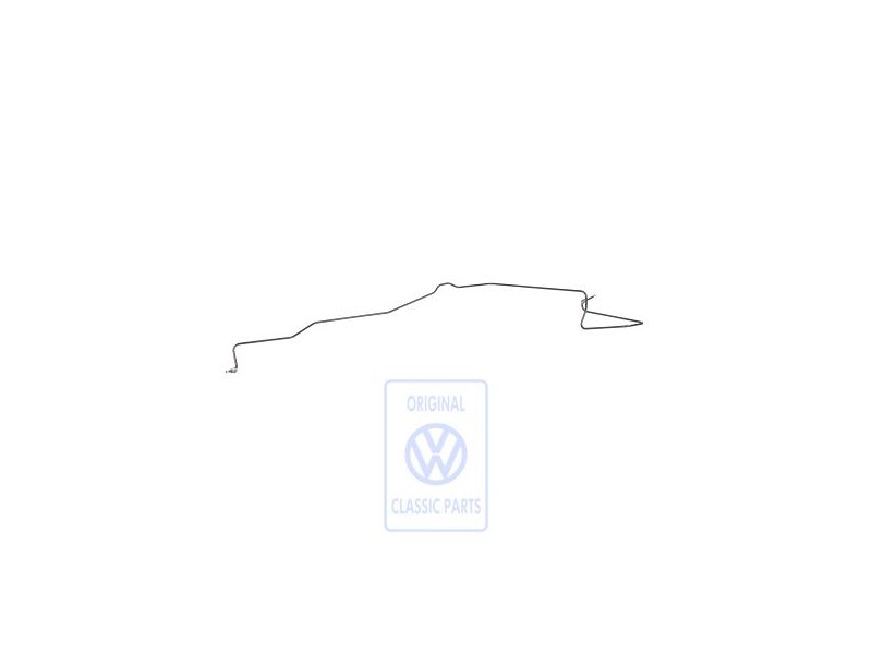 Original VW Brake Pipe From Hydraulics To Brake Hose - 7M3614724A