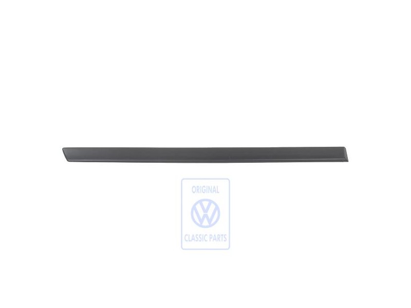 Original VW Molding For Door Satin Black - 7M3853526 B41