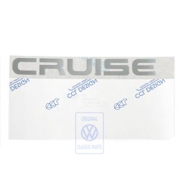 Original VW Film Lettering Silver/Anthracite (Hatched) - 7M3853685 5M2