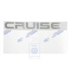 Original VW Film Lettering Silver/Anthracite (Hatched) - 7M3853685 5M2