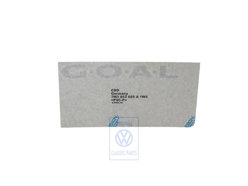 Original VW Film Lettering Silver - 7M3853685A 1W4