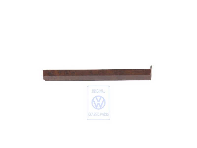 Original VW Molding For Dashboard Burr Walnut - 7M3857221D 2WE