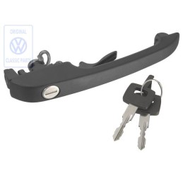 Original VW Door Handle, Outer, Black - 861837205