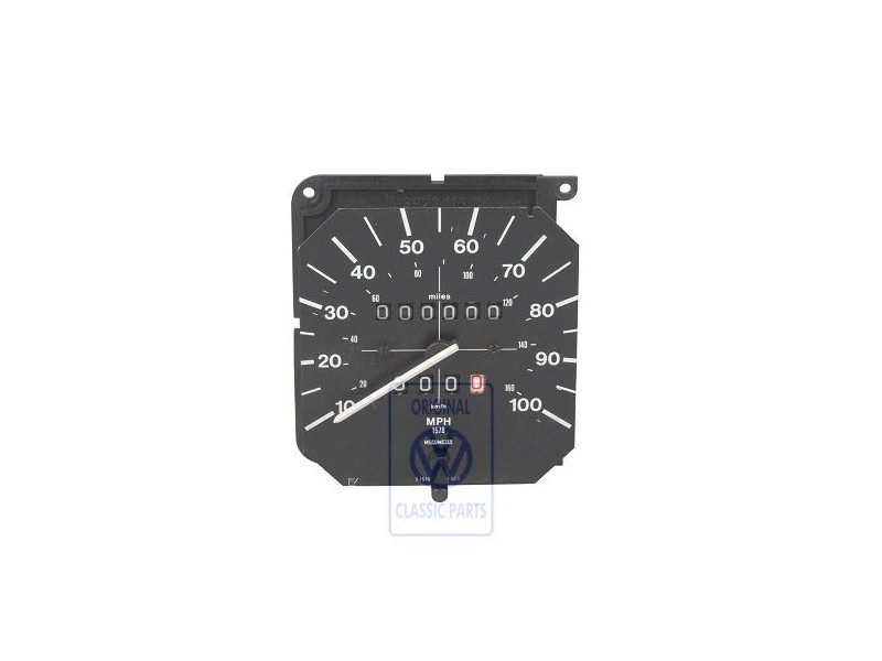 Original VW Speedometer With Mile Trip Recorder - 861957023F