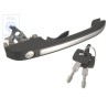 Original VW Door Handle, Outer, Black - 863837205C