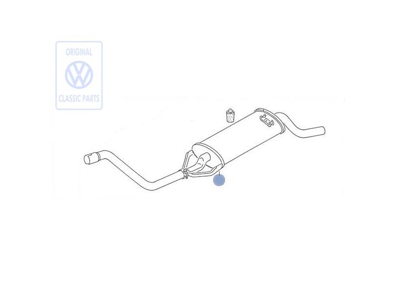 Original VW Rear Silencer 'Eco' - 867253609AH