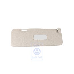 Original VW Sun Visor With Mirror Grey Beige - 867857552C 3VD