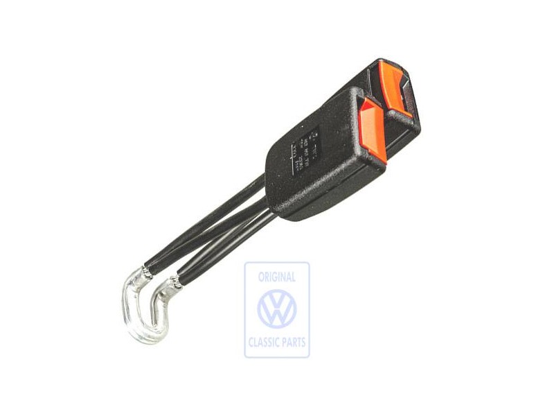 Original VW Double Belt Latch Satin Black - 867857739 01C