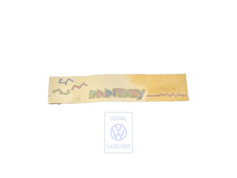 Original VW Film Lettering Pirol/Black - 871853434B CHZ
