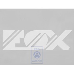 Original VW Film Lettering Alpine White - 871853750B 90E