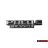 Original VW POLO C CLASSIC Rear Boot Badge Emblem Brushed Silver - 874853687C