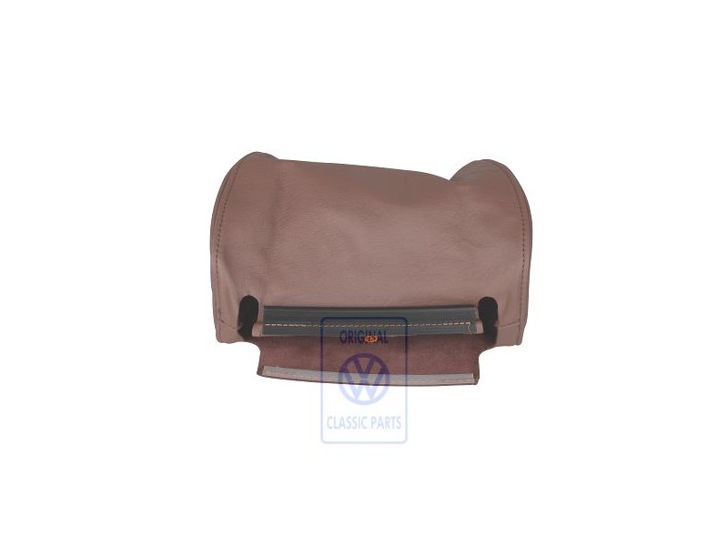 Original VW Head Restraint Cover (Leather) Copper - 8G0881921B 4PB