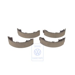 Original VW 1 Set: Brake Shoes With Linings - J0449535240