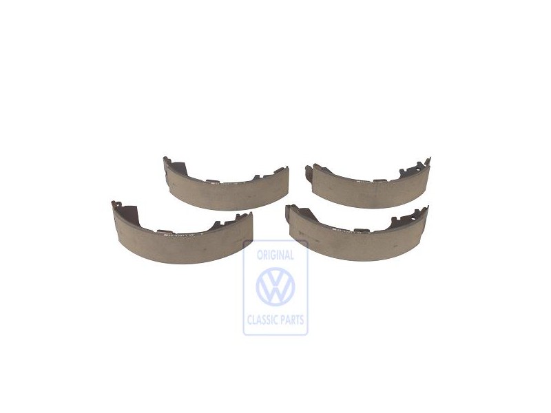 Original VW 1 Set: Brake Shoes With Linings - J0449535240