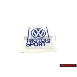 VW Classic Parts Motorsport Historical Decal Badge Emblem Mini - ZCP902624