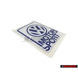 VW Classic Parts Motorsport Historical Decal Badge Emblem - ZCP902625