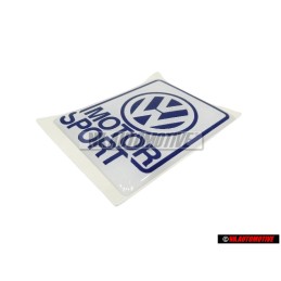 VW Classic Parts Motorsport Historical Decal Badge Emblem - ZCP902625