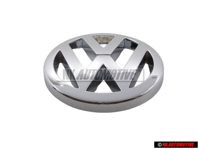 Original VW Front Grill Badge Emblem Chrome - TAP853601