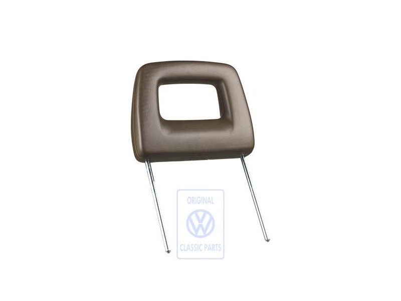 Original VW Frame Headrest Van Dyck Brown - 251881717A 4RM