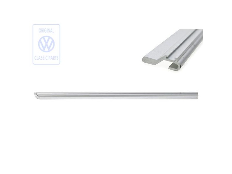 Original VW Slotted Rail Chrome Colored - 253847729D 908