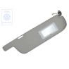 Original VW Sun Visor With Illuminated Mirror Smoke Grey - 255857552B 1AX