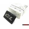 Original VW GL Side Repeater Badge Emblem - 191853688Q GX2