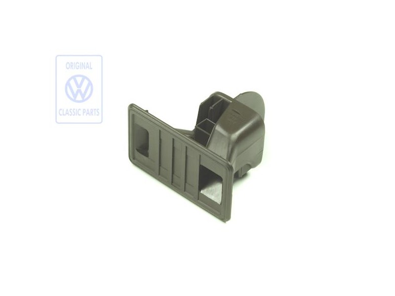 Original VW Heater Vent Saddle Brown - 255819383 90V