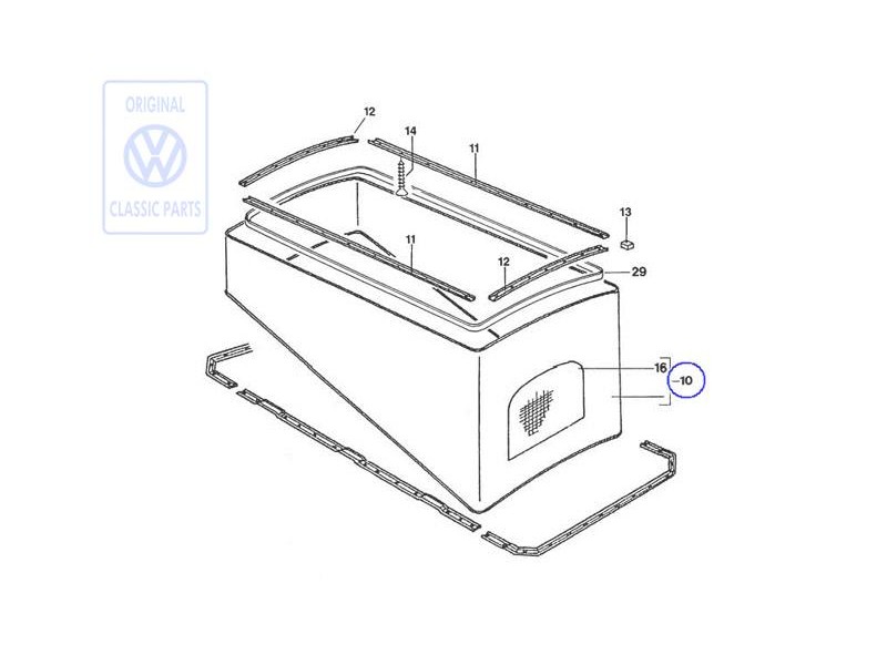 Original VW Bellows - 255070733A