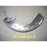 Original VW Brake Shoe With Lining And Adjusting Lever - 251609531P