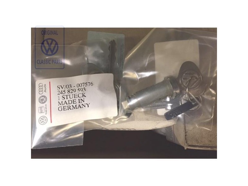 Original VW Lock Cylinder For Flap In Side Panel - 245829593