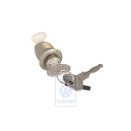 Original VW Lock With Lock Cylinder And Keys - 251813871