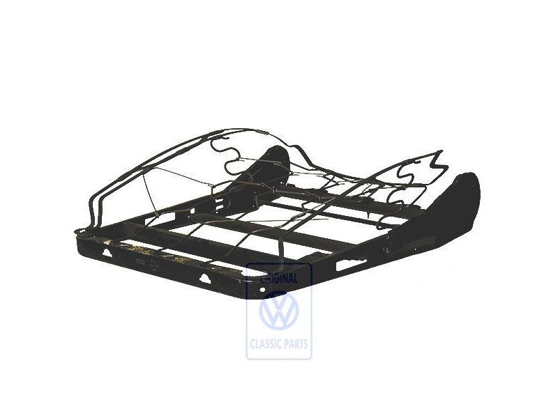 Original VW Frame With Spring Core For Folding Backrest - 255883501
