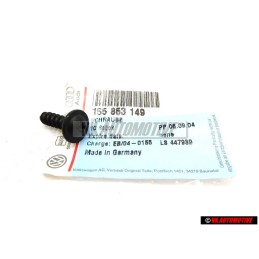 Original VW Oval Head Panel Screw H5X17 - 155853149