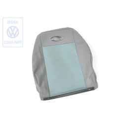 Original VW Backrest Cover Fabric Turquoise/Flannel Grey - 7D0881805ARMBN