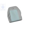 Original VW Backrest Cover Fabric Turquoise/Flannel Grey - 7D0881805ARMBN