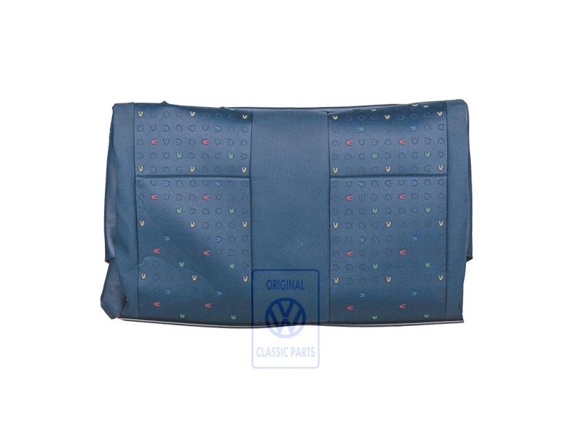 Original VW Backrest Cover Cloth/Leatherette Lagoon - 7D0883455AGHQD