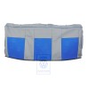 Original VW Backrest Cover Fabric Flannel Grey/Blue - 7D0885805ADPAH