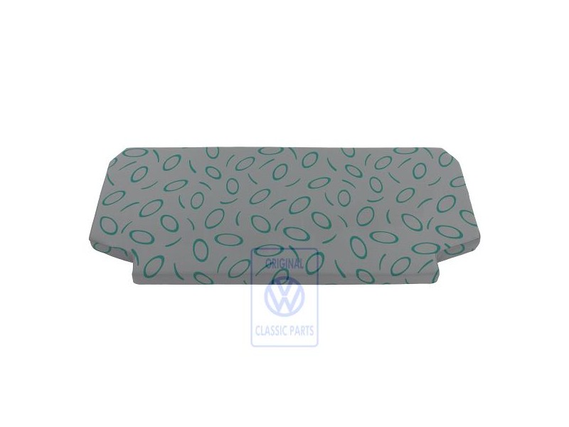 Original VW Padded Surface Flannel Grey/Green - 7D0864413C HQP