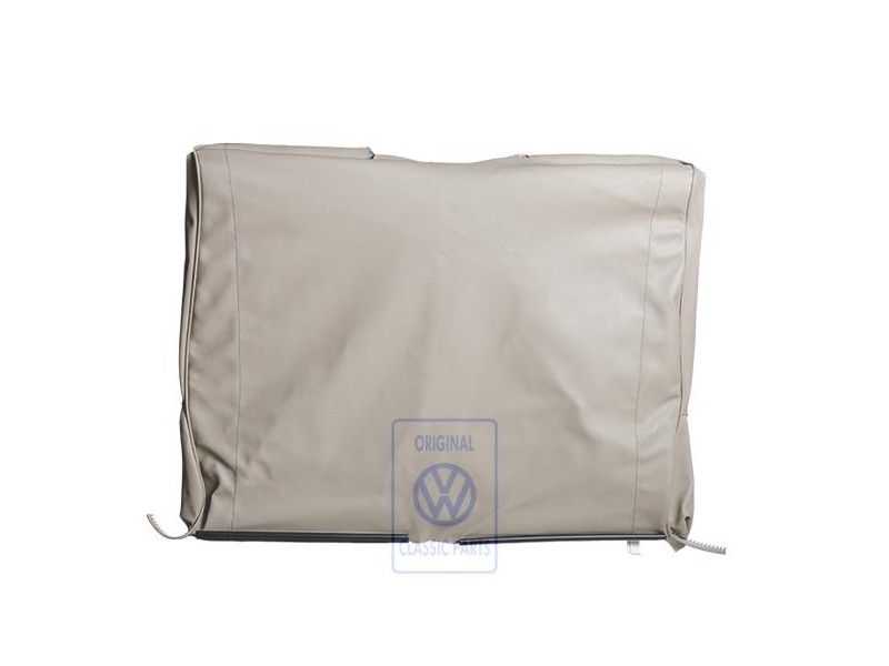 Original VW Backrest Cover Leatherette Sahara - 7D0881806D 9XW