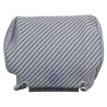 Original VW Head Restraint Cover Cloth Flannel Grey - 7D0881921A EEW