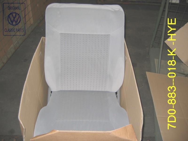 Original VW Seat, Complete With Backrest Flannel Grey - 7D0883018K HYE