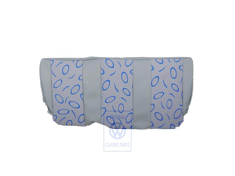 Original VW Seat Covering Fabric Flannel Grey/Blue - 7D0885405F HUG