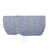 Original VW Seat Covering Fabric Flannel Grey/Blue - 7D0885405F HUG