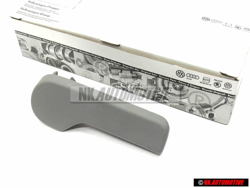 Original VW Bonnet Lid Lock Cable Grip Handle Grey RHD - 1J2823533C U71